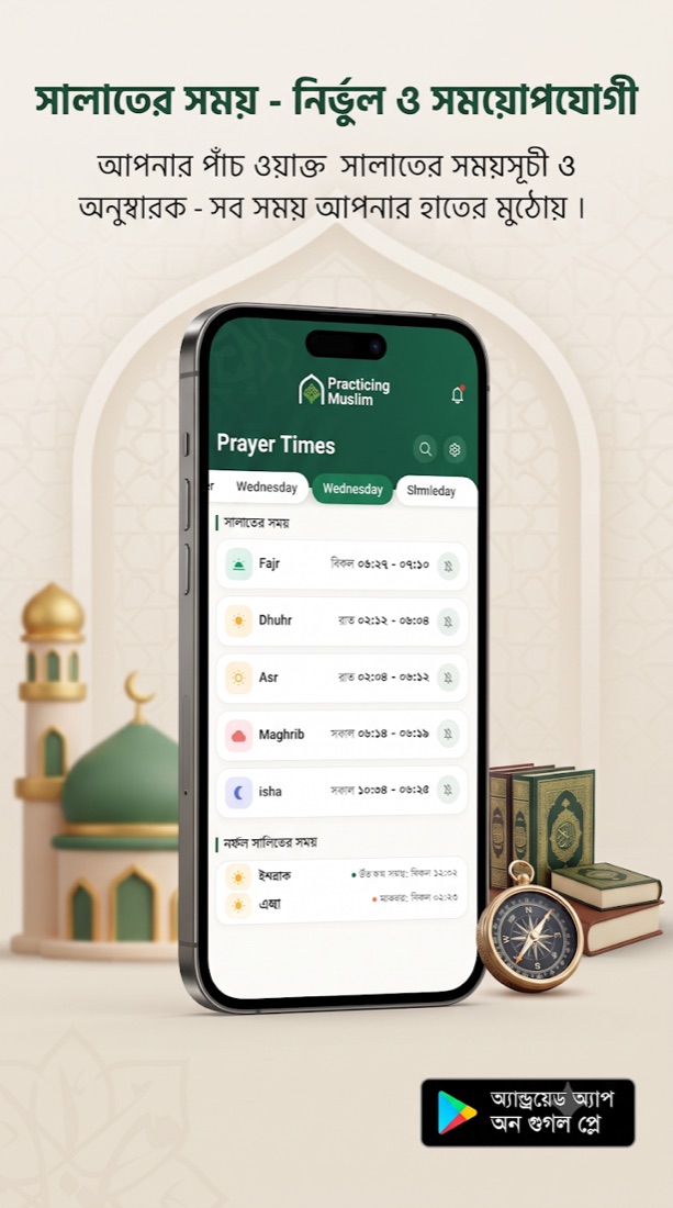 Prayer Times screen preview